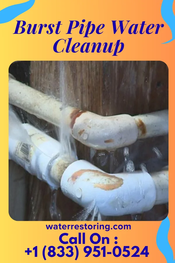 Burst Pipe Water Cleanup in Brockway, PA